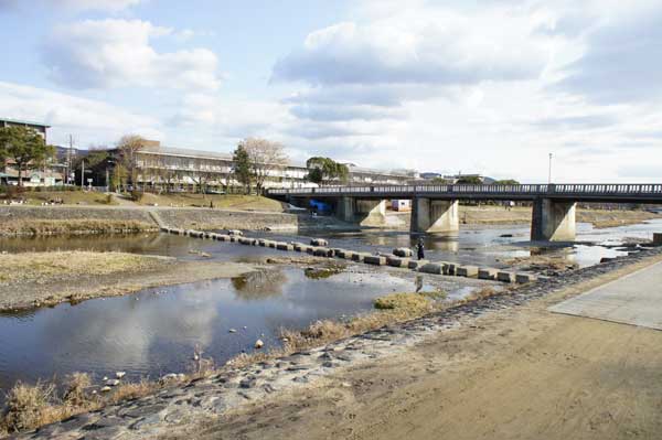 Along the Kamo River - Kyoto